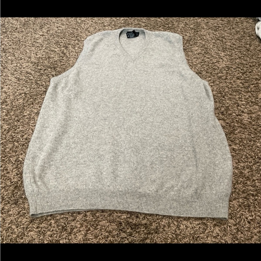 Clan Douglas 100% cashmere sweater vest men’s XL